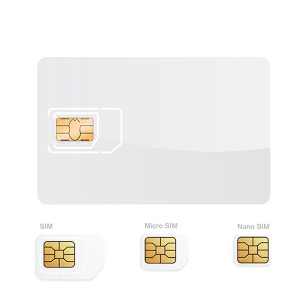 sim card nano card micro sim java card 128k ota white