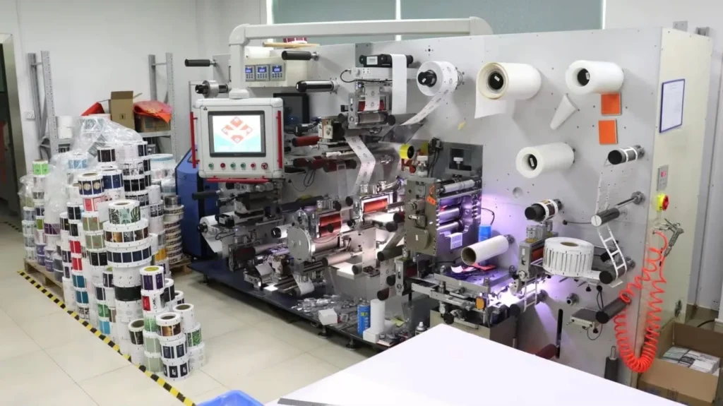 rfid nfc factory rfid sticker label tag pressing machine inner