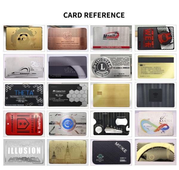 rfid nfc metal digital business card reference