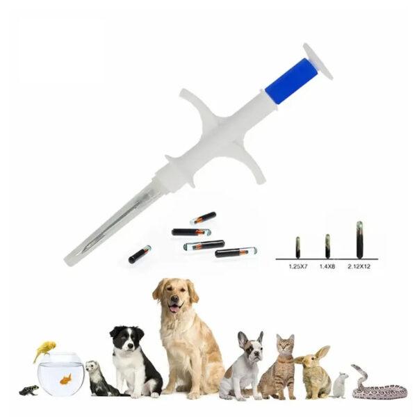 Pet Implant RFID HF Tag Animal Tracking ID Tag RFID Chip Preprogrammed NFC Pet BioGlass Electronic Tag RFID Chip