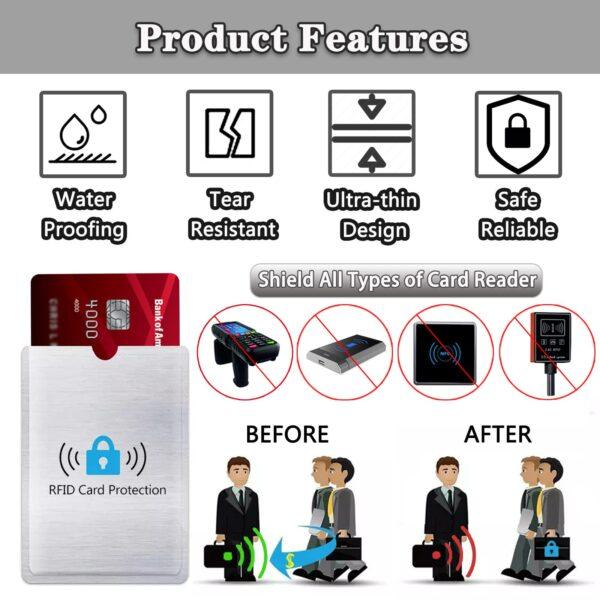 rfid blocking sleeves for credit card