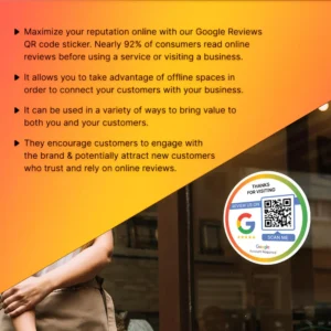 round nfc-google-review-plate