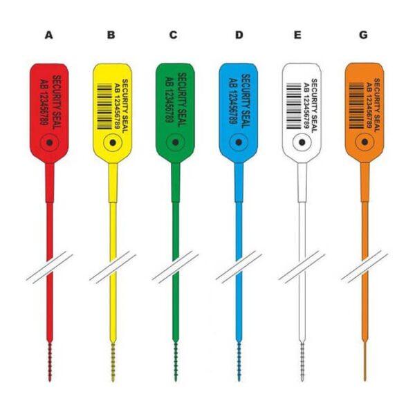UHF Label RFID Plastic Zip Ties Seals 860-960mhz color