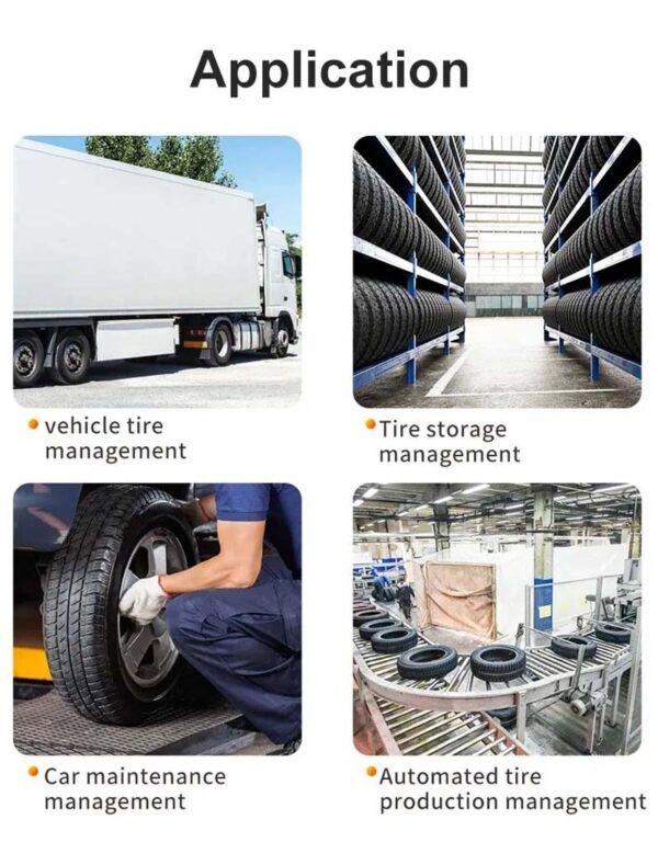 uhf rfid tire tags application 860-960mhz