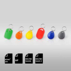 ABS RFID KEY-FOB Tag RFID nTAG 213
