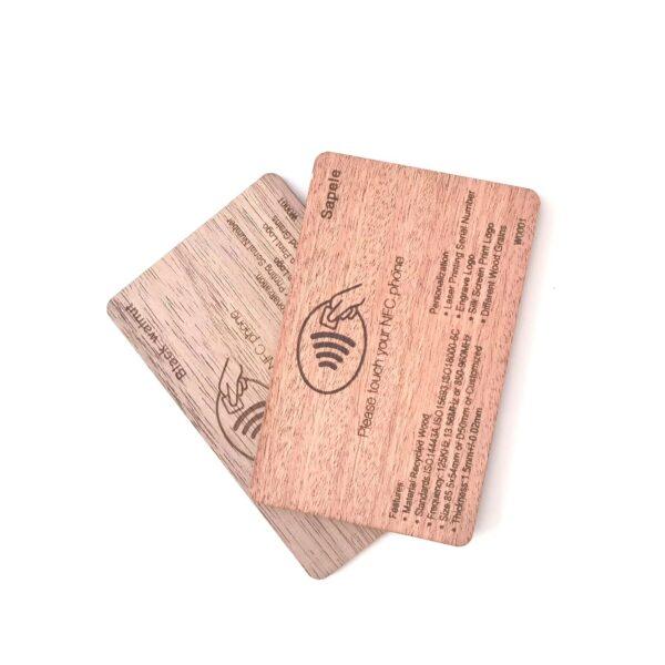 rfid-card-wood hotel key card