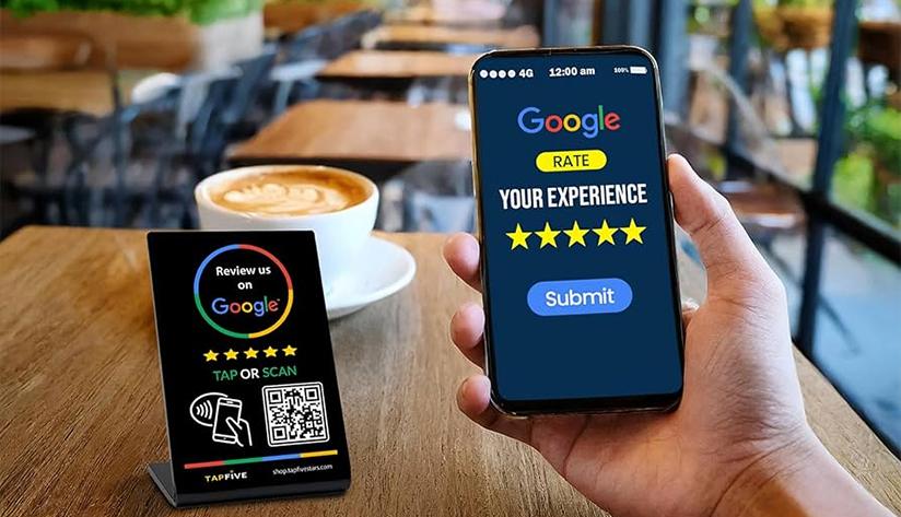 10-1 use NFC review stand card to write experiences of consumer