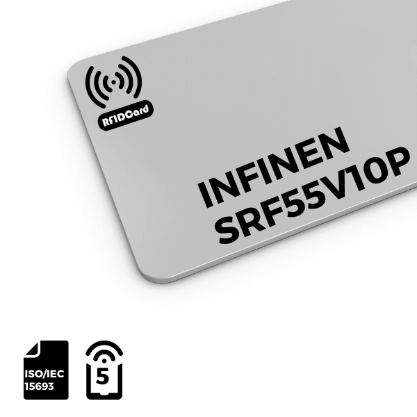 AZC-55V10P-PVC-8654 rfid Card infineon SRF55V10P