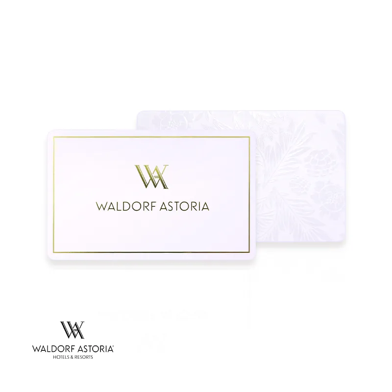 AZC-HT-PVC-8654-WA Waldorf-Astoria key card