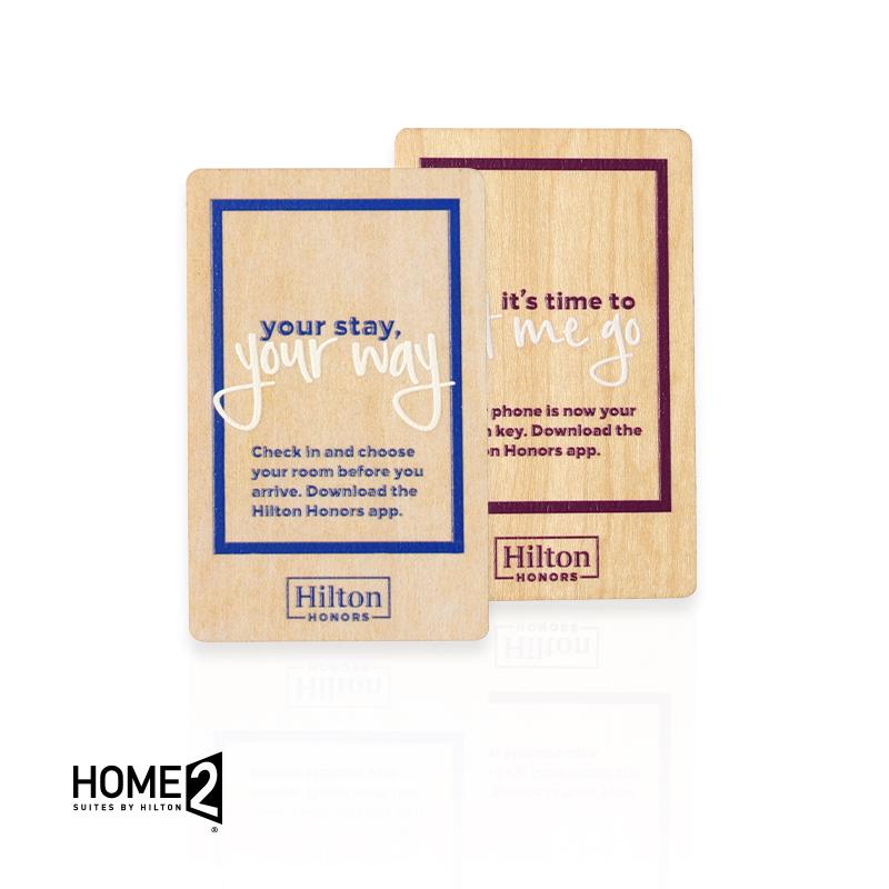 AZC-HT-WD-8654-H2S hotel key card