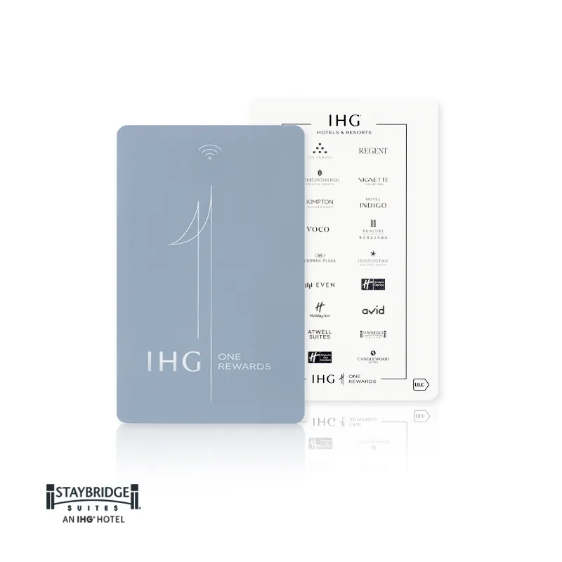 AZC-IHG-PVC-8654-SS Staybridge Suites key card