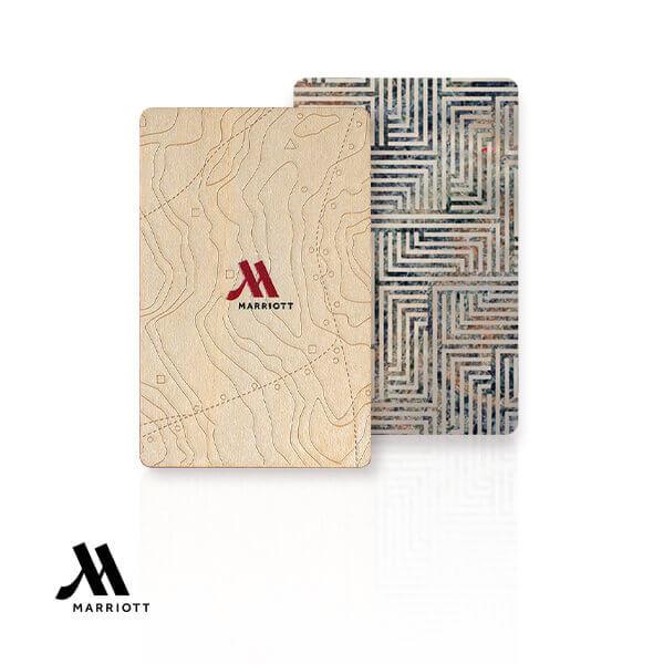 AZC-MT-WD-8654-wood-black-03 marriott hotel key card