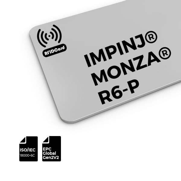 AZC-R6P-CR80 RFID Card CR80 Impinj Monza R6-P