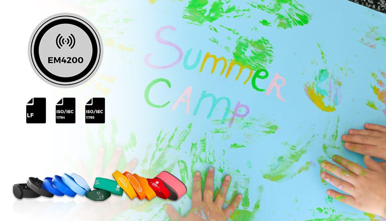 Summer Camp Identification: Through EM4200 RFID Silicone Wristband Summer Camp Identification: Through EM4200 RFID Silicone Wristband