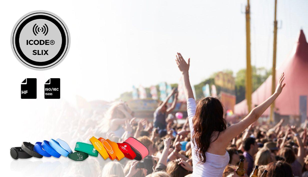 ICODE®-SLIX Enhanced Music Festival Security: The Power of ICODE® SLIX RFID Silicone Wristband
