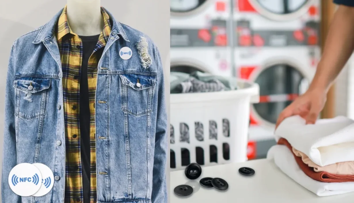 Key differences between NFC garment badge and RFID Laundry tag NFC Garment Badge vs. RFID Laundry Tag: Key Differences