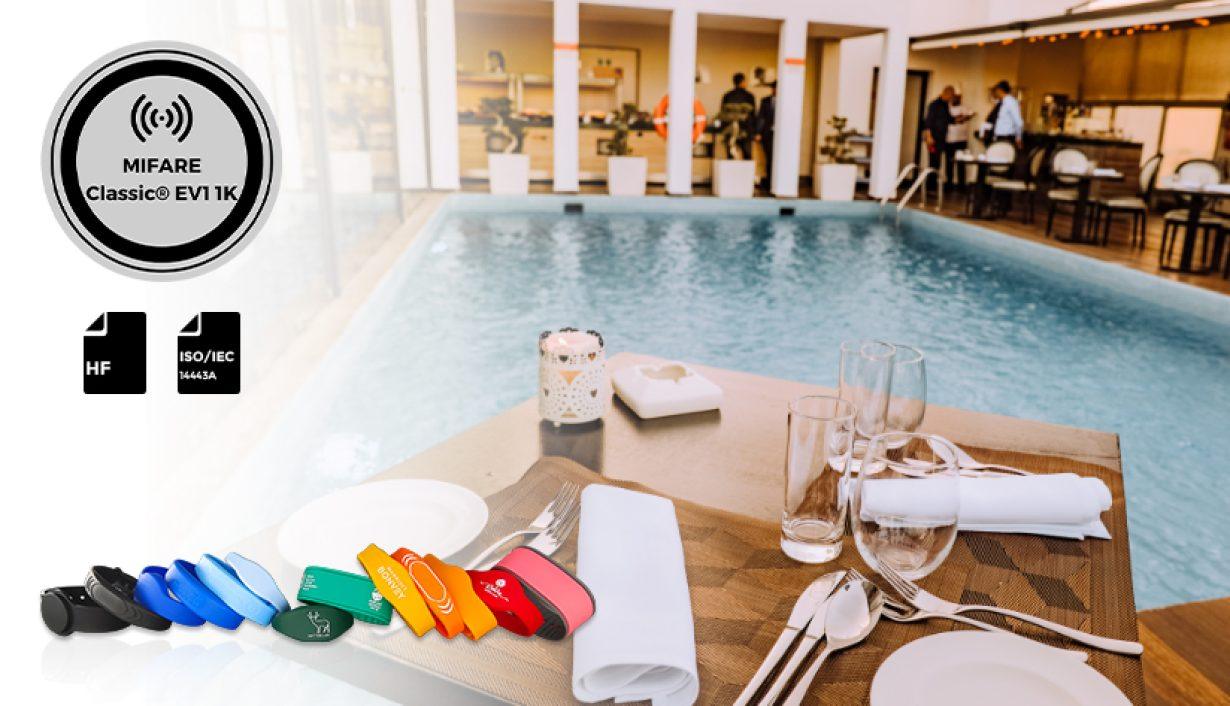 MIFARE Classic® EV1 1K Silicone Wristband: for Hotel or Resort Guest Management MIFARE Classic® EV1 1K Silicone Wristbands: for Hotel or Resort Guest Management