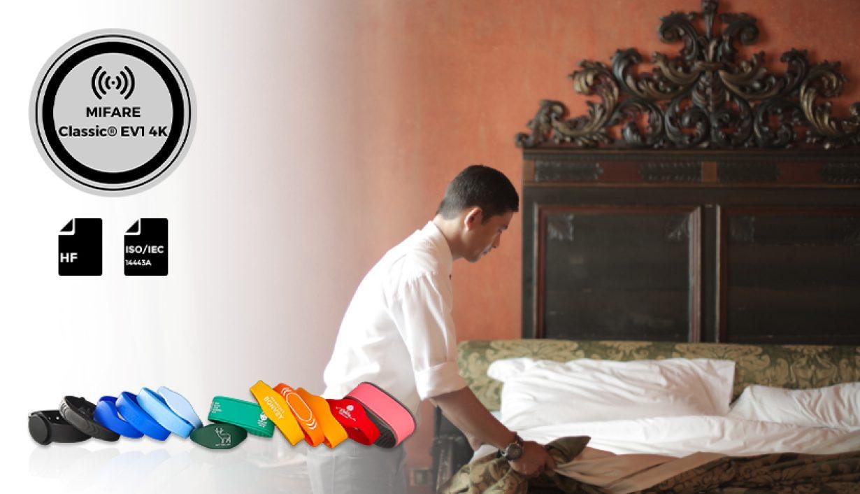 MIFARE Classic® EV1 4K Silicone Wristband: A Good Choice for Hotel Employee Key MIFARE Classic® EV1 4K Silicone Wristband: A Good Choice for Hotel Employee Key
