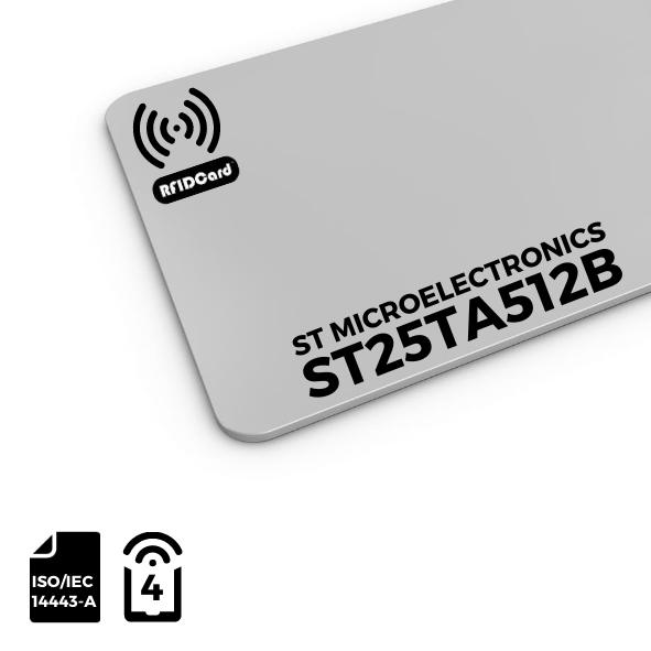 NFC Card ST Microelectronics ST25TA512B NFC Card ST Microelectronics ST25TA512B