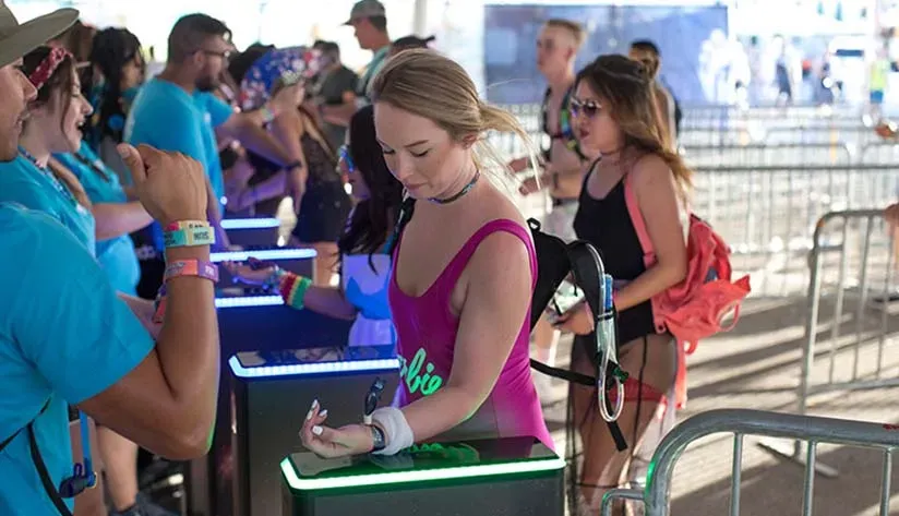 people-wearing-nfc-bracelets-are-fast-track-entry People wearing NFC bracelets are fast-track entry