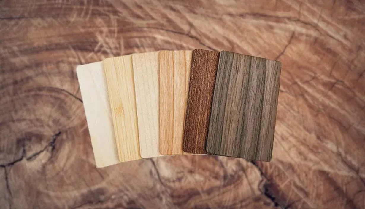 Real Wood RFID card The Truth About Wooden RFID Cards: Spotting Real Wood vs. Fake Wood