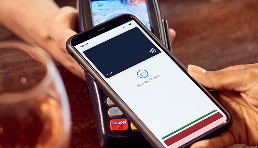 What is NFC Illustration showing NFC communication between phone and tag
