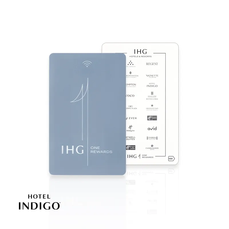 AZC-IHG-PVC-8654-HI Hotel Indigo key card