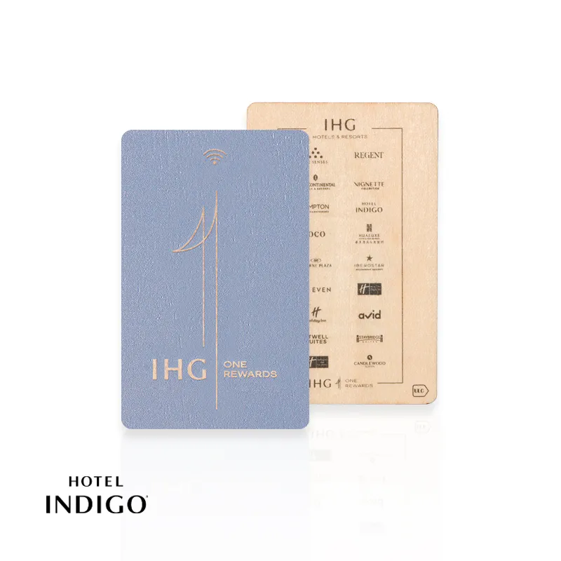 AZC-IHG-WD-8654-HID Hotel Indigo key card