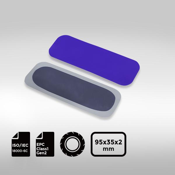 AZTP-H9-RB-9535 UHF Tire Patch Tag