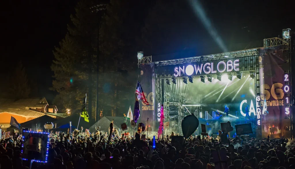 RFID in snow globe music festival