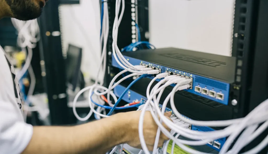 Fixed RFID reader components diagram