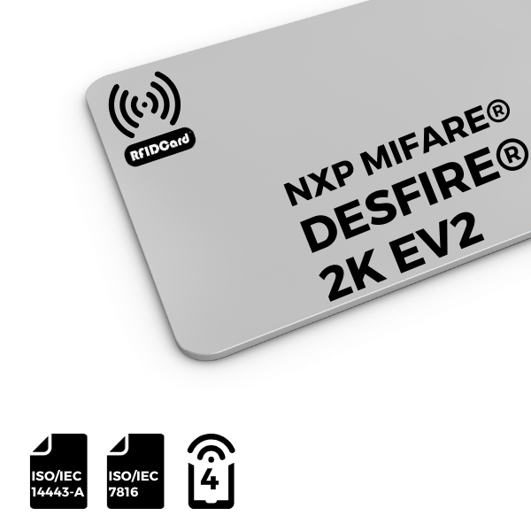 RFID Card CR80 MIFARE DESFire 2K EV2 RFID Card CR80 MIFARE DESFire 2K EV2